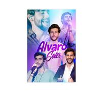 zxjwcm Álvaro Soler - Póster musical de 6 lienzos para decoración de pared, pinturas para sala de estar, dormitorio, decoración sin marco: 50 x 75 cm