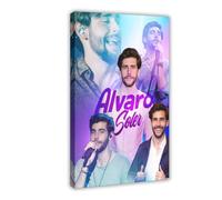 zxjwcm Álvaro Soler - Póster musical de 6 lienzos para decoración de pared, pinturas para sala de estar, dormitorio, marco de decoración de 30 x 45 cm