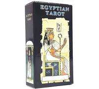 ZXKYZR8 Tarot egipcio, 78 piezas de cartas de tarot de papel revestido para principiantes a profesionales, juegos de mesa, fiestas de entretenimiento, juego de cartas de adivinación, regalos para lect