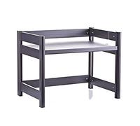ZXLAGDBP Estantería para tostadora horizontal, estante para horno microondas, armario para guardar objetos de mesa, altura ajustable, estantes de cubo / gris/43-65 x 38 x 46 cm