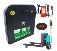 ZXLLAFT 25,6 V Batería Carretilla elevadora eléctrica 48 V Batería de Litio para transpaleta eléctrica PWB15 Baterías LiFePO4 para PWB20 manipulador telescópico PWB30,25.6v20ah with Charger