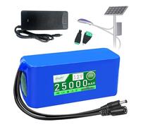 ZXLLAFT Batería de Litio 12 V 20000 mAh 30000 mAh 25000 mAh 15000 mAh Batería Repuesto 20 Ah 25 Ah 30 Ah 15 Ah Baterías Recargables para energía Solar y Luces de Emergencia,12v25000mah