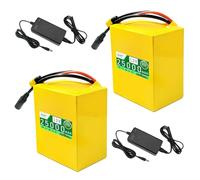 ZXLLAFT Batería de Litio 12 V Batería para Barco cebador de Pesca Baterías Recargables 30 Ah 25 Ah y 19 Ah Fuente alimentación Universal para Sistemas solares Diseño en PVC,12v25ah 2pack