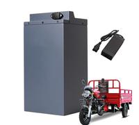 ZXLLAFT Batería de Litio para Bicicleta eléctrica de 60V, 15Ah, 20Ah, 25Ah, 30Ah, 35Ah, 40Ah, 45Ah, 50Ah, 55Ah, 60Ah, 65Ah, 70Ah, 80Ah, 90Ah y 100Ah, con Cargador.,60v25ah