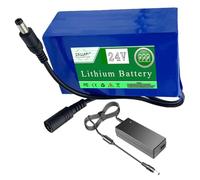 ZXLLAFT Batería de polímero de 24 V, batería de Iones de Litio de Repuesto de 24 V, 5 Ah, 6 Ah, 7 Ah, 9 Ah, 12 Ah, 16 Ah, 24 Ah, 33 Ah, 45 Ah, con Cargador y BMS.,6000mah