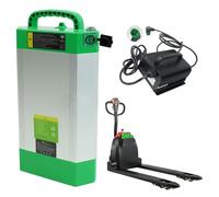 ZXLLAFT Batería montacargas eléctrica 24V y 48V con Lata Batería Litio para transpaleta eléctrica CBD15JLI2 Baterías LiFePO4 para manipulador telescópico CBD20JLI2,48v20ah Can Charger