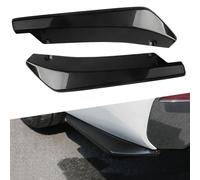 ZXLZHGS 2 Piezas Difusor de Parachoques Trasero, Compatible con Aston Martin Rapide Lagonda Taraf Rapide E, Coche Modificado Protector de Faldón de Guardabarros Lateral,Black