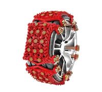 ZXLZHGS 4 Piezas Cadenas de Nieve, Compatible con CHANGAN Auto Benni E-Star Alsvin Benni EV, Antideslizante de Emergencia para Barro, Arena, Nieve, Hielo,Red