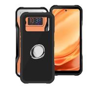 ZXLZKQ Funda para Doogee V20S (6.43 ") con 360° Rotación Anillo Soporte, Ultrafina Negro Premium Gel Case, TPU Bumper Suave Silicona Protector Carcasa para Doogee V20S