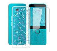 ZXLZKQ Funda para Nokia 235 4G 2024 (2.80 ") + Protector de Pantalla Cristal Templado, Funda de Silicona Suave Ultrafina Anti-rasguños TPU Carcasa Case para Nokia 235 4G 2024 - XT35