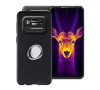 ZXLZKQ Funda para Ulefone Armor 25T Pro (6.78 ") con 360° Rotación Anillo Soporte, Ultrafina Negro Premium Gel Case, TPU Bumper Suave Silicona Protector Carcasa para Ulefone Armor 25T Pro
