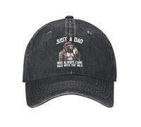 ZXMDJHJ Gorra de béisbol Bigfoot Papa Just A Dad Who Always Came Back con The Milk Sun Gorra de Camionero para Hombres Gorra Hippie Ajustable Snapback