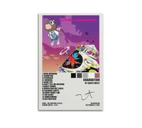 ZXMKH Pósteres aplicables a Kanye West lienzo pintura al óleo decorativa pintura arte póster colgante pintura hogar sala de estar dormitorio comedor pared 16 x 24 pulgadas (40 x 60 cm) estilo sin