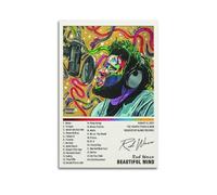 ZXMKH Pósteres aplicables a la hermosa mente Rod Wave lienzo pintura al óleo pintura decorativa arte póster pintura colgante pintura hogar sala de estar dormitorio comedor pared 16 x 24 pulgadas (40 x