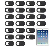 ZXNJA 24 fundas para cámara para teléfono móvil, funda para cámara portátil, funda para cámara web, funda para ordenador portátil, teléfono móvil, tableta, portátil, protección de tu privacidad (negro