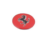 ZXNMCB 4 Piezas Tapas de Cubo Ruedas Cubierta de Llanta para Ferrari 60 MM Coche Auto Vehículo Partes de Neumáticos Accesorios de Repuesto,A Red