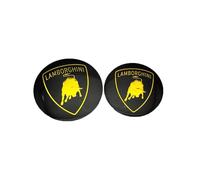 ZXNMCB 4 Piezas Tapas de Cubo Ruedas Cubierta de Llanta para Lamborghini LP550 LP5800 LP700 610 700 Coche Auto Vehículo Partes de Neumáticos Accesorios de Repuesto,2 65MM