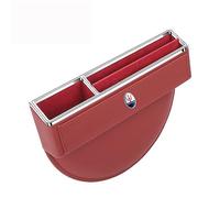 ZXNMCB Organizador de Asiento de Coche, para Maserati Bora/Indy/Khamsin/Merak/Kyalami Huecos de Asiento de Coche Coche Bolsillos para teléfonos móviles, Tarjetas, Llaves,1 One-C Red
