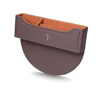ZXNMCB Organizador de Asiento de Coche, para Maserati Bora/Indy/Khamsin/Merak/Kyalami Huecos de Asiento de Coche Coche Bolsillos para teléfonos móviles, Tarjetas, Llaves,1 One-B Dark Brown