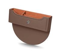 ZXNMCB Organizador de Asiento de Coche, para Maserati Bora/Indy/Khamsin/Merak/Kyalami Huecos de Asiento de Coche Coche Bolsillos para teléfonos móviles, Tarjetas, Llaves,2 Two-A Light Brown