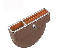 ZXNMCB Organizador de Asiento de Coche, para Maserati Bora/Indy/Khamsin/Merak/Kyalami Huecos de Asiento de Coche Coche Bolsillos para teléfonos móviles, Tarjetas, Llaves,2 Two-A Light Brown