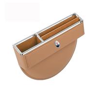 ZXNMCB Organizador de Asiento de Coche, para Maserati Mexico/Mistral/Biturbo/Shamal Huecos de Asiento de Coche Coche Bolsillos para teléfonos móviles, Tarjetas, Llaves,1 One-E Beige