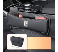 ZXNMCB Organizador de Asiento de Coche, para Rolls-Royce Cullinan Ghost Phantom Shining Huecos de Asiento de Coche Coche Bolsillos para teléfonos móviles, Tarjetas, Llaves,B Black-1
