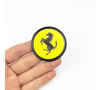 ZXNMCB Pegatinas Coche para Ferrari, Emblema Etiqueta Engomada para Coche, Emblema Fender Trunk Insignia Pegatina, Pegatinas Coche Exterior