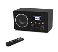 ZXNQ Radio por Internet WiFi portátil, Radio Digital Dab/FM,Bluetooth,Reloj de Alarma, Salida de Auriculares, Pantalla a Color