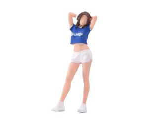 Zxpjkyu 1:64 Modelo de Niña Realista para Juegos de rol, Dioramas, Modelo de Diminutas para Estimular.