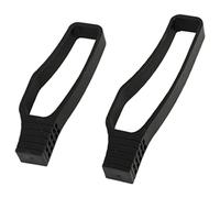 Zxpjkyu 1 Par de Protectores de Cadena para Bicicleta, Protector de Cadena de Silicona Moldeada Integrada, Resistente Al Desgaste, Fijación con Doble Orificio, Negro