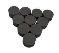 Zxpjkyu 10 Piezas de de Esponja para Disparador de Batería para Entrenamiento de Batería Electrónica Silenciosa DIY, Repuesto con Soporte, 28 X 20 Mm