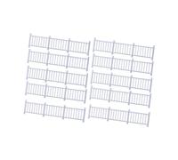 Zxpjkyu 10 Piezas de Mini para Maquetas de Trenes, de Construcción de Vías Férreas, Barreras de Red para Dioramas Arquitectónicos Y Manualidades, Style D