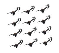 Zxpjkyu 12 Piezas Acoplador de Tren Gancho Modelo HO Universal Accesorio DIY para Vagón de Carga Adecuado para Restauración Montaje Y Colección, Negro