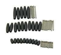 Zxpjkyu 15 Piezas Eje de Saxofón Recambio Varilla Acero Tornillo Conjunto Accesorios Durabilidad Reparación Adecuado para Talleres Uso Diario