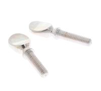 Zxpjkyu 2 Piezas Tornillo de Cuello Saxofón Recambio Accesorios Instrumento Musical Latón Adecuado para Ensayo Práctica Sala, Plata
