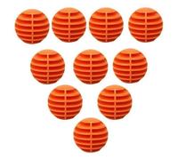Zxpjkyu 2 X 10 Unidades de Pelotas de Golf para Entrenamiento de Swing en Interiores/Exteriores, Color Naranja, 2 Piezas