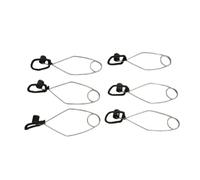 Zxpjkyu 6 Clips para Almohadillas de Flauta. Herramienta de Reparación Y Mantenimiento de Equipos Sencilla de Usar.