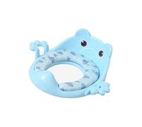 Zxpjkyu Asiento de Entrenamiento para Ir Al Baño de PP para Niños con Asas Laterales Y Antideslizante - Solución de Entrenamiento para Bebés, Azul claro, como se describe