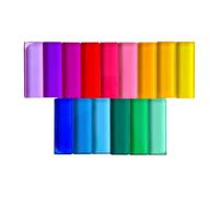 Zxpjkyu Bloques de Construcción Translúcidos para Bebés, 15 Piezas para Aprender Los Colores, para Niños Y Niñas.