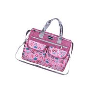 Zxpjkyu Bolsa de Pañales Tote Cambiador Portátil Multifuncional Capacidad Amplia con Correa para Hombro Tela Oxford Adecuada para Madres Viajes Trabajo 40cmx, Red S