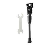 Zxpjkyu Caballete de Bicicleta Infantil, Soporte de Pie de Metal, Componente de Soporte de Pie, Montaje Trasero, Soporte Lateral único para Bicicleta, Repuest, Negro, 20 in