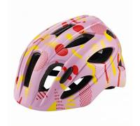 Zxpjkyu Casco Protector Infantil Resistente con Carcasa Exterior Sólida y Base Amortiguadora Interna Apto para Deporte Skate Patinaje Infantil, Rosa Multicolor, S 48-52CM