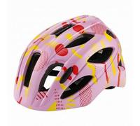 Zxpjkyu Casco Protector Infantil Resistente con Carcasa Exterior Sólida y Base Amortiguadora Interna Apto para Deporte Skate Patinaje Infantil, Rosa Multicolor, M 50-55CM