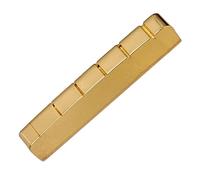 Zxpjkyu Cejuela de Latón Ranurada de 42 Mm para 6 Cuerdas, para Guitarra Eléctrica LP (piezas de Repuesto), 43 mm