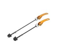 Zxpjkyu Cierre Rápido para Bicicleta, Delantero Y Trasero, Accesorios para Bicicleta, para Buje de Rueda de Bicicleta de Carretera Y Montaña, Resistente, Oro