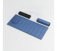 Zxpjkyu Colchoneta Plegable Colchón de Suelo Esterilla para Dormir Tapete Acolchado Colchón Portátil de Fácil Transporte y Guardado Comodidad para O Cama, Azul Oscuro