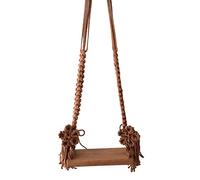 Zxpjkyu Columpio Fotografía Recién Nacido Silla Madera Bebés Accesorio Especial para Sesión Fotográfica Niños Props Regalo Decoración Bebé, CAFÉ