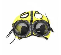 Zxpjkyu Cubierta para Ojos de Caballo Funda Antipolvo Elástica Anatomía 3D a Prueba de Suciedad Adecuada para Monta Libre Rutas al Aire Libre Entrenamiento , Amarillo