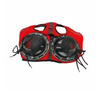 Zxpjkyu Cubierta para Ojos de Caballo Funda Antipolvo Elástica Anatomía 3D a Prueba de Suciedad Adecuada para Monta Libre Rutas al Aire Libre Entrenamiento , Rojo